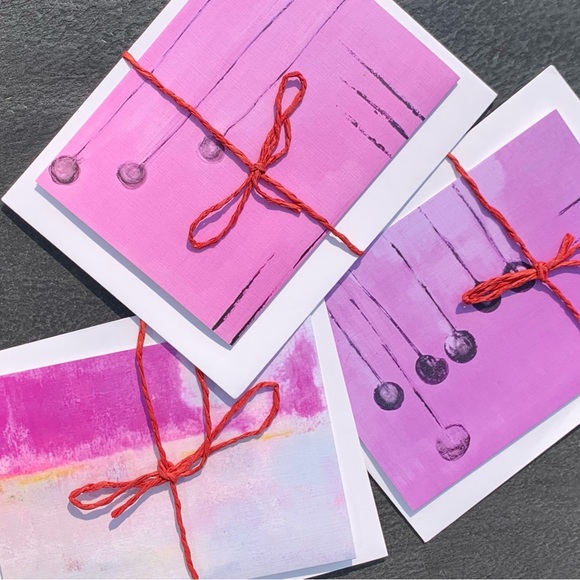 NEW, 3 Pack Assorted Art Cards, My Own Original Artwork, Envelopes Included - Picture 2 of 9